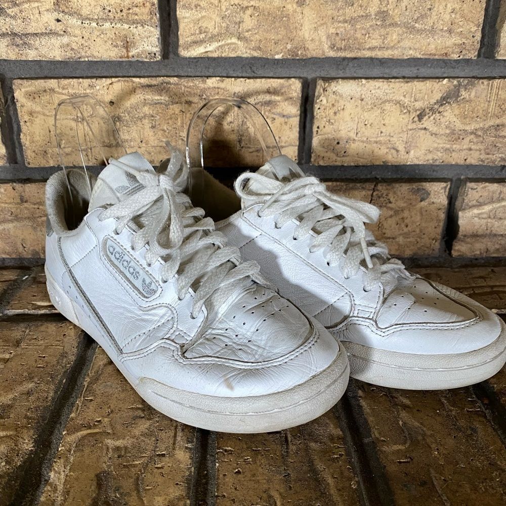 Adidas white on white